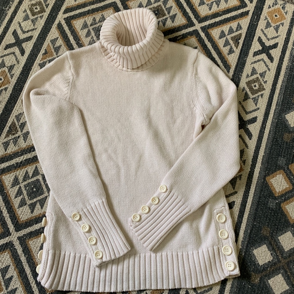 Loft | Button Side TurtleNeck